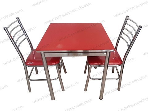 میز ناهارخوری فلزی دو نفره بیتا E898